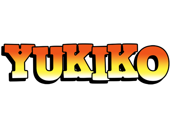 Yukiko sunset logo