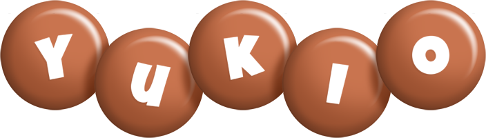 Yukio candy-brown logo