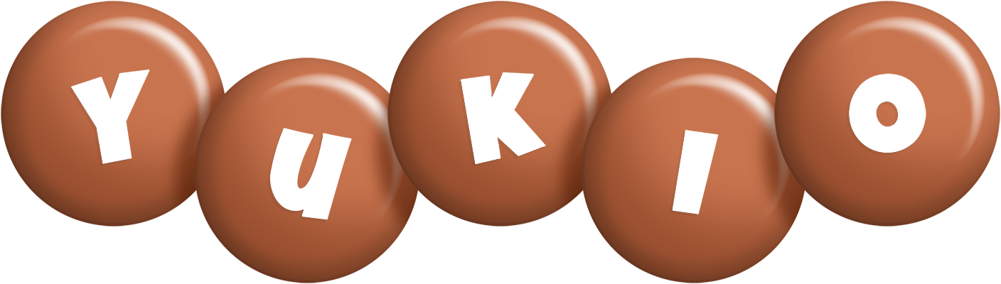 Yukio candy-brown logo