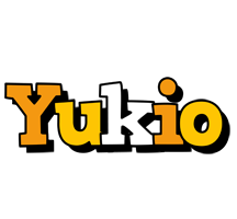 Yukio cartoon logo
