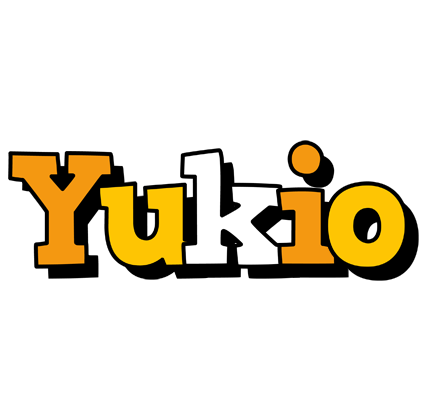 Yukio cartoon logo