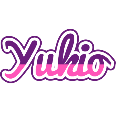 Yukio cheerful logo