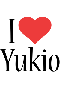 Yukio i-love logo