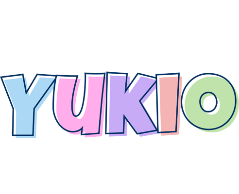 Yukio pastel logo