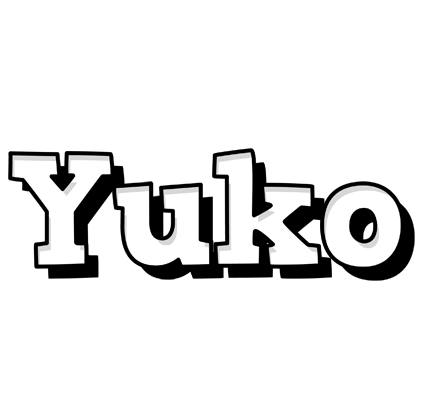 Yuko snowing logo