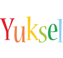 Yuksel birthday logo