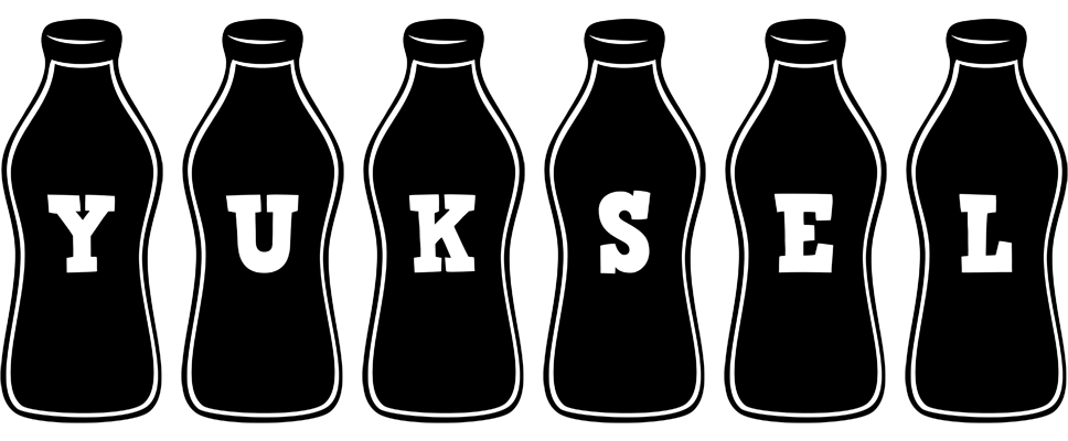 Yuksel bottle logo