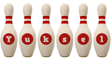 Yuksel bowling-pin logo