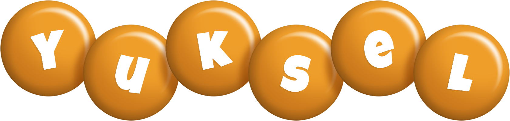 Yuksel candy-orange logo