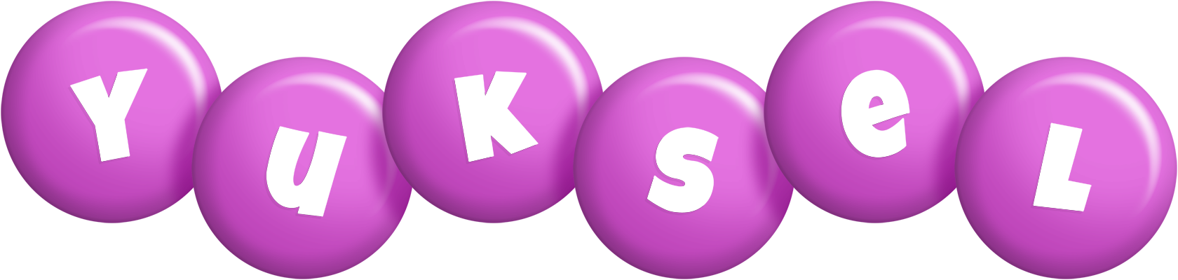 Yuksel candy-purple logo