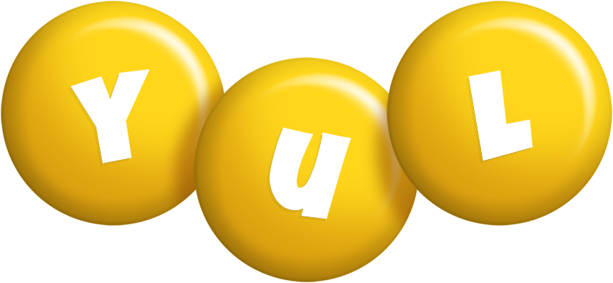 Yul candy-yellow logo