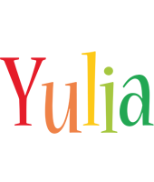 Yulia birthday logo