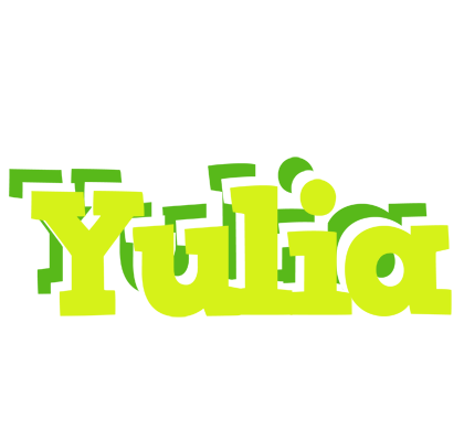Yulia citrus logo