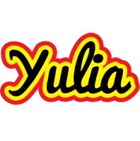 Yulia flaming logo