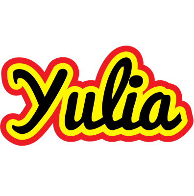 Yulia flaming logo