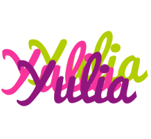 Yulia flowers logo