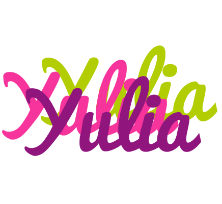 Yulia flowers logo