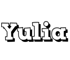 Yulia snowing logo