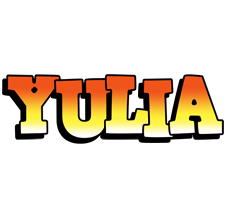 Yulia sunset logo
