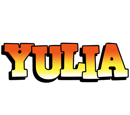 Yulia sunset logo