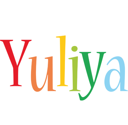 Yuliya birthday logo
