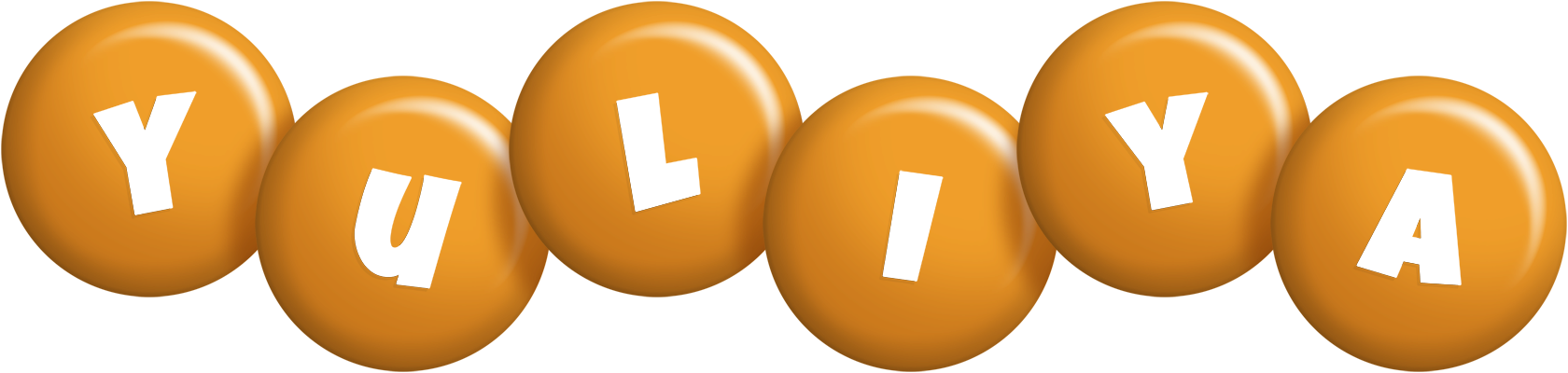 Yuliya candy-orange logo