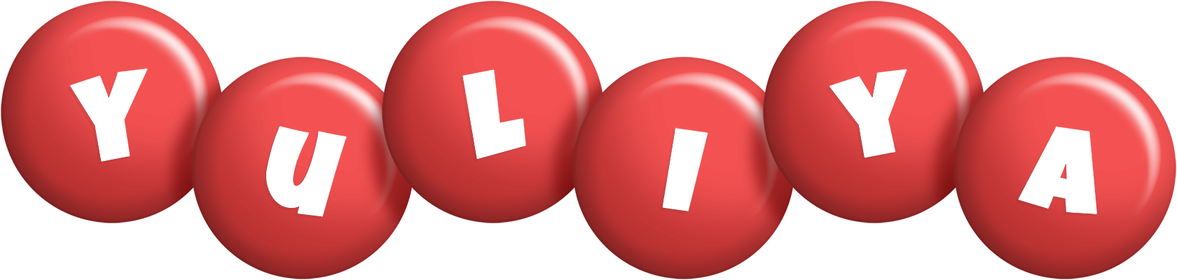 Yuliya candy-red logo