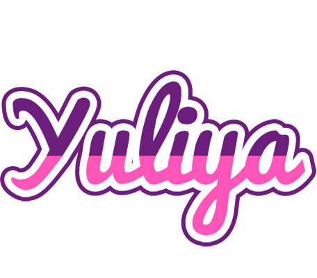 Yuliya cheerful logo