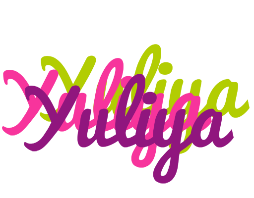 Yuliya flowers logo