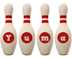 Yuma bowling-pin logo