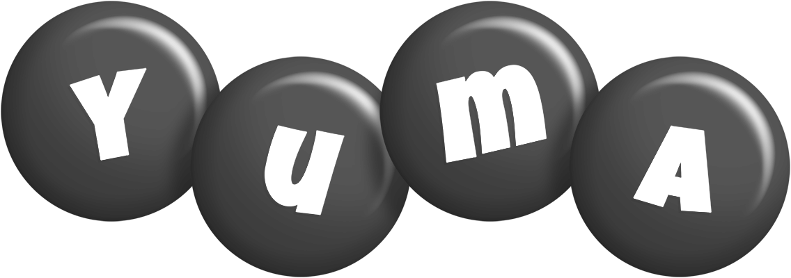 Yuma candy-black logo