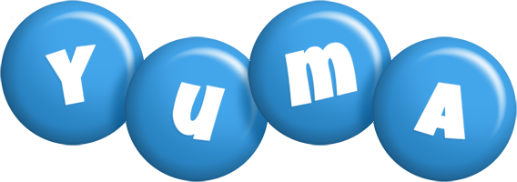 Yuma candy-blue logo