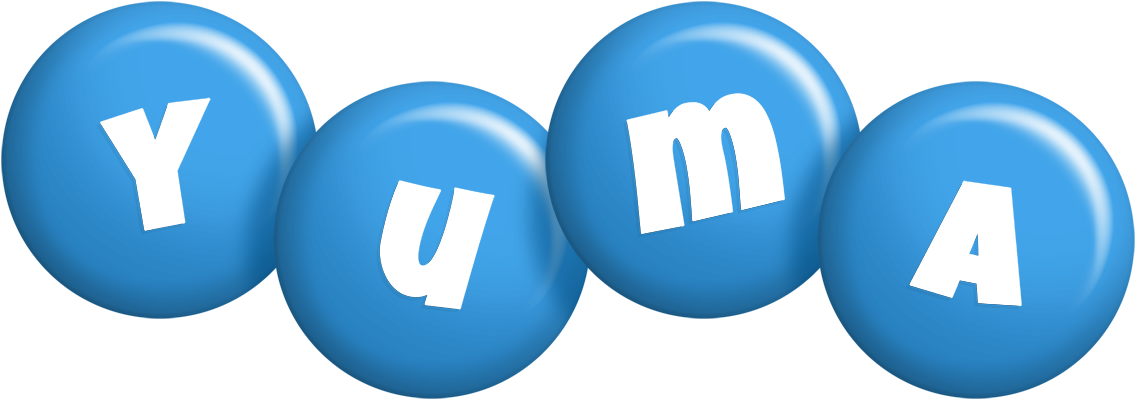 Yuma candy-blue logo