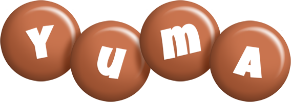 Yuma candy-brown logo