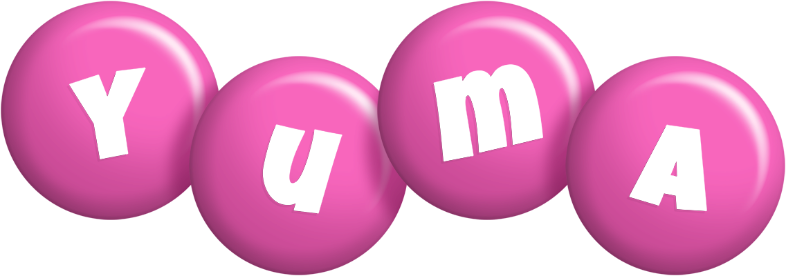 Yuma candy-pink logo