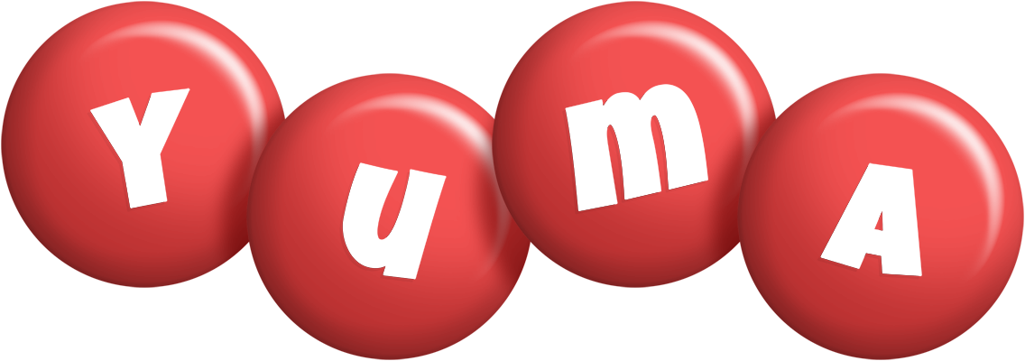 Yuma candy-red logo