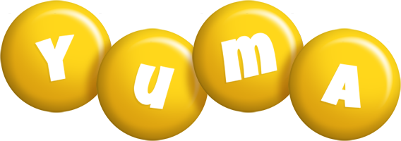 Yuma candy-yellow logo