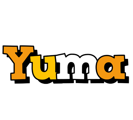 Yuma cartoon logo