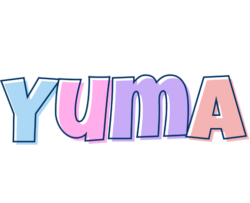Yuma pastel logo