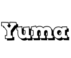 Yuma snowing logo