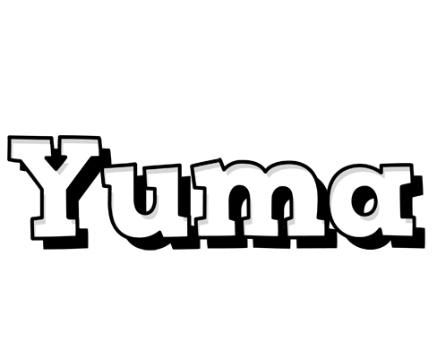 Yuma snowing logo