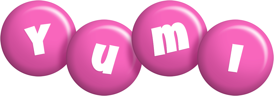 Yumi candy-pink logo