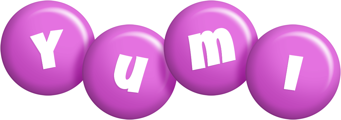 Yumi candy-purple logo
