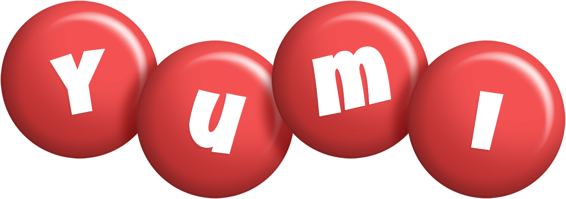 Yumi candy-red logo