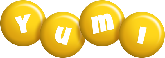 Yumi candy-yellow logo