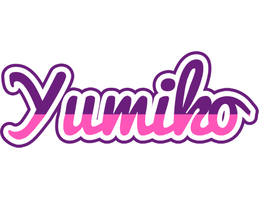 Yumiko cheerful logo
