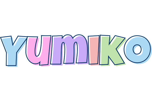 Yumiko pastel logo