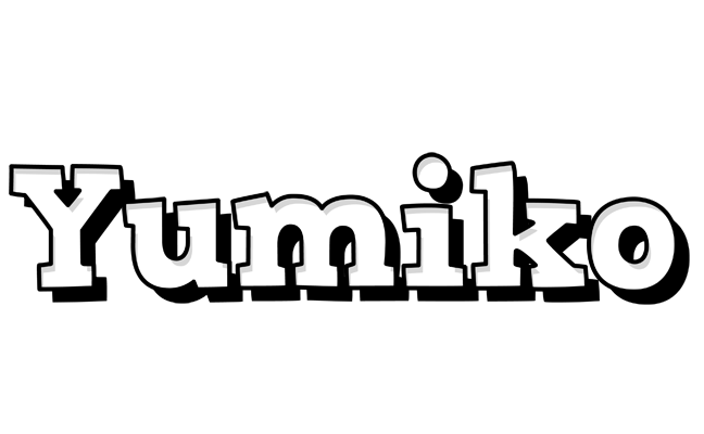Yumiko snowing logo