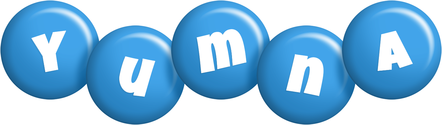 Yumna candy-blue logo