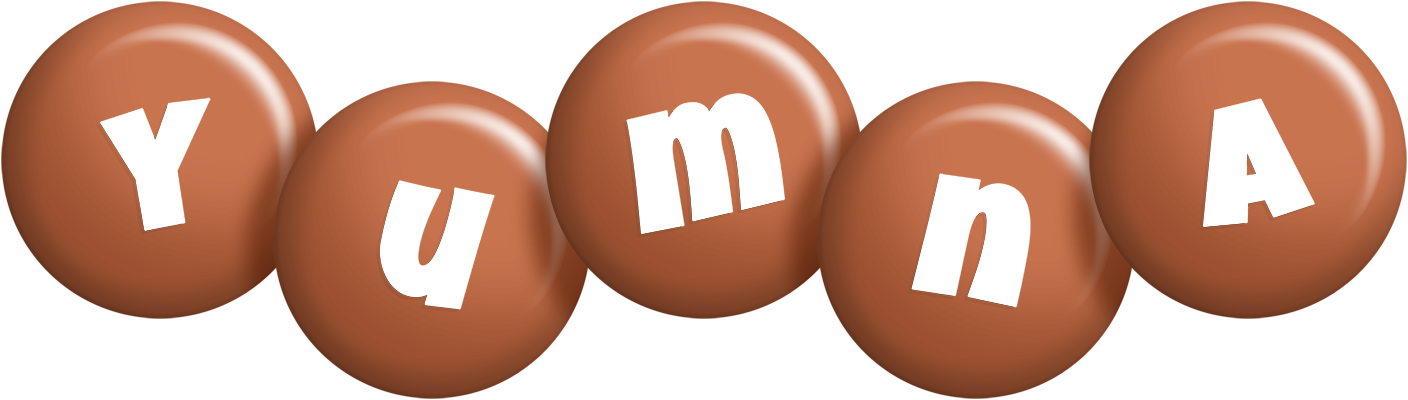 Yumna candy-brown logo